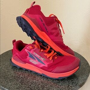 Altra Women's Pink and Orange Trail Running Shoes